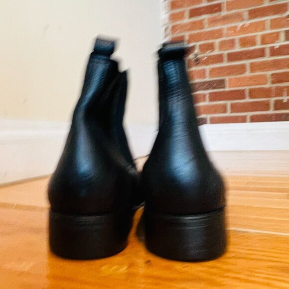 Rockport Men’s Black Leather Chelsea Slip On Boots Size 11.5 W NEW main image 9
